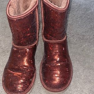 Bronze sequin Ugg